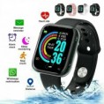 Relógio Smart Watch y68 Esportivo Bluetooth à Prova d’Água com Controle de Frequência Cardíaca